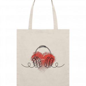 CafePress Vinyl Record Tote Bag - Natural Canvas Reusable Shopping Bag With Graphic Print